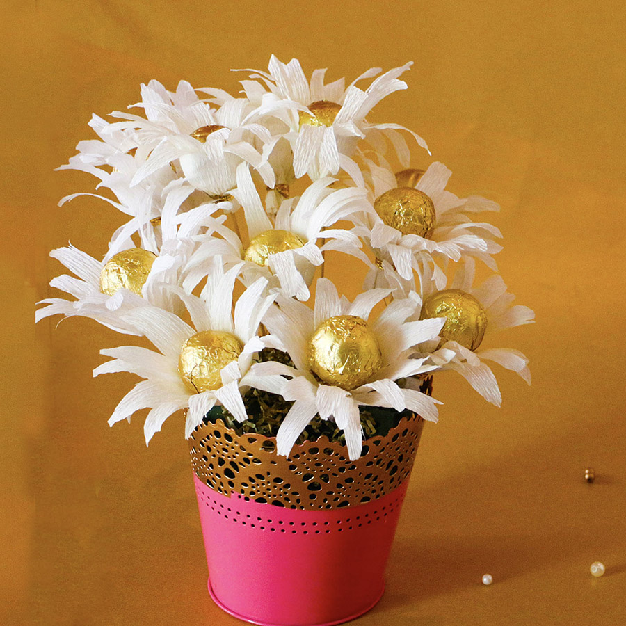 Cake Pop Bouquet - White Gold